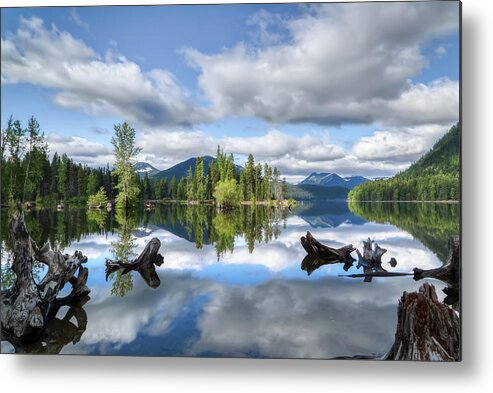 Mountain Metal Print featuring the photograph Bumping Lake Reflections by Loyd Towe Photography