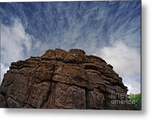 Rock Metal Print featuring the photograph Bursting Out by Russell Brown