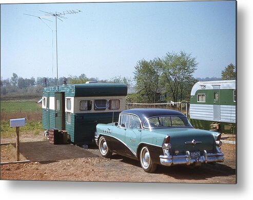 Buick Metal Print featuring the photograph Butler Family Buick 1957 by Jeremy Butler