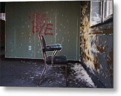 Richard Reeve Metal Print featuring the photograph Bye Bye by Richard Reeve