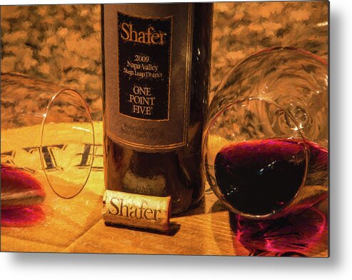 Cabernet Metal Print featuring the photograph Cabernet of Napa by David Letts