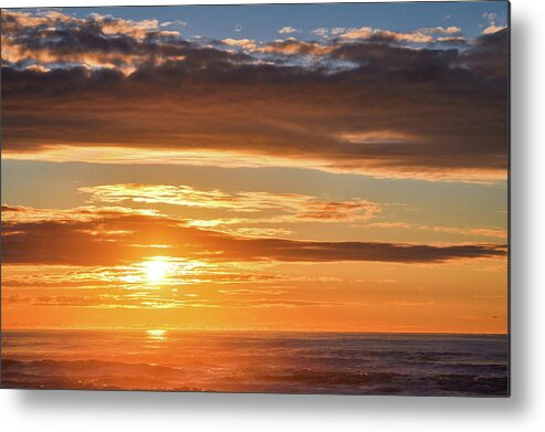 California Metal Print featuring the photograph California Central Coast Sunset by Kyle Hanson