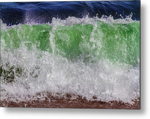 Beach Scene Metal Print featuring the photograph California Roll by Terry Walsh