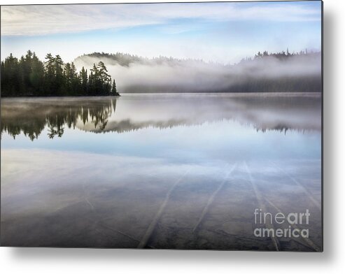 Bwca Metal Print featuring the photograph Layers in the Mist 2 by Ernesto Ruiz