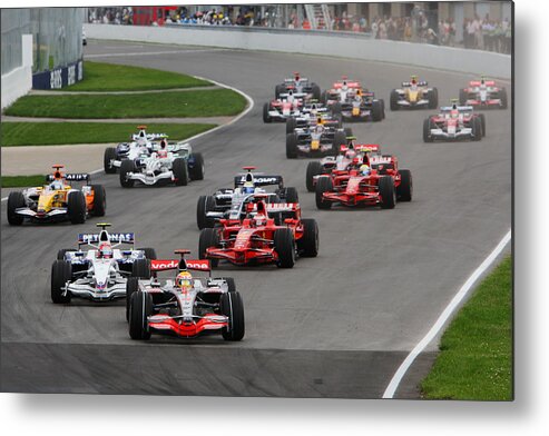 Sauber F1 Team Metal Print featuring the photograph Canadian Formula One Grand Prix: Race by Mark Thompson