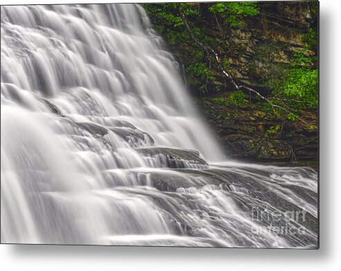 Tennessee Metal Print featuring the photograph Cane Creek Cascades 13 by Phil Perkins