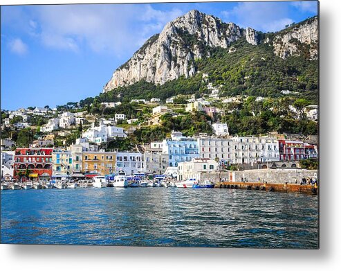 Capri Metal Print featuring the photograph Capri Island by Rebecca Herranen