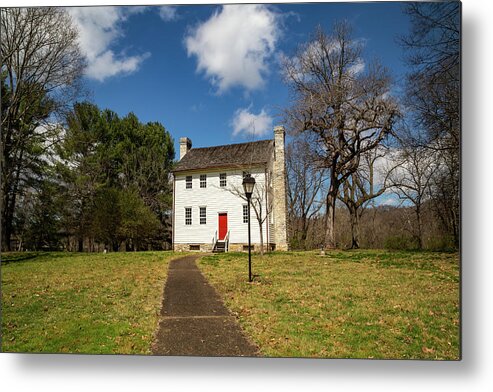 Architecture Metal Print featuring the photograph Carter Mansion 3 by Cindy Robinson
