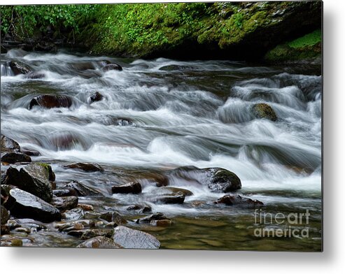 Cascades Metal Print featuring the photograph Cascades On Little River 6 by Phil Perkins
