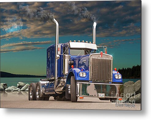 Big Rigs Metal Print featuring the photograph Catr1564a-21 by Randy Harris