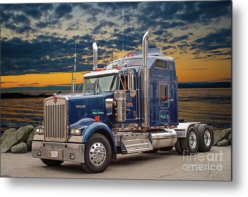 Big Rigs Metal Print featuring the photograph Catr1574-21 by Randy Harris
