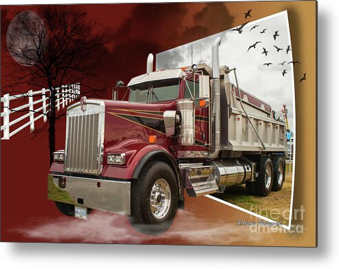 Big Rigs Metal Print featuring the photograph Catr9449a-19 by Randy Harris