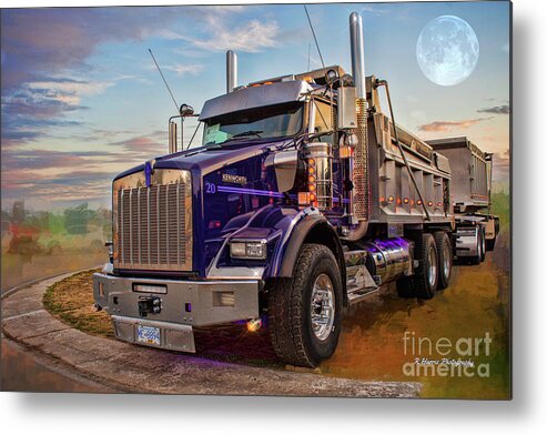 Big Rigs Metal Print featuring the photograph Catr9573-19 by Randy Harris
