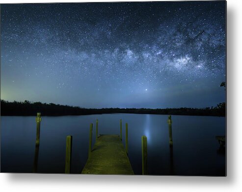 Milky Way Metal Print featuring the photograph Celestial Waters by Mark Andrew Thomas