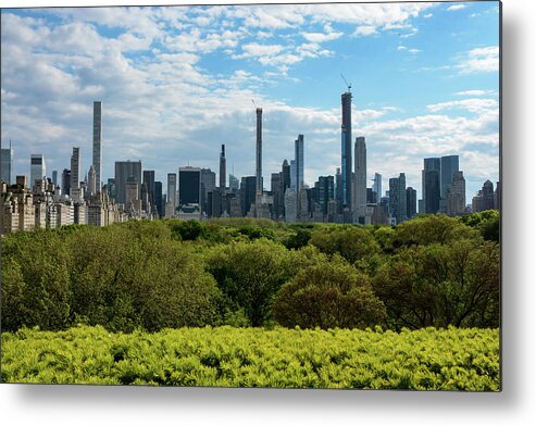 Central Park Metal Print featuring the photograph Seeking Serenity - Central Park, New York City Skyline by Earth And Spirit