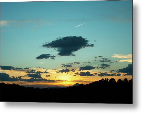 Sunset Metal Print featuring the photograph Chasing the Sunset by Ron Long Ltd Photography