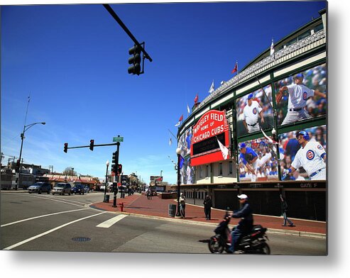 Addison Metal Print featuring the photograph Chicago - Wrigley Field 2010 #7 by Frank Romeo