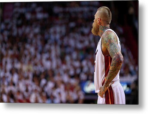 Playoffs Metal Print featuring the photograph Chris Andersen by Mike Ehrmann