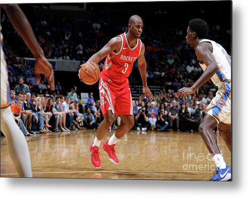Nba Pro Basketball Metal Print featuring the photograph Chris Paul by Shane Bevel