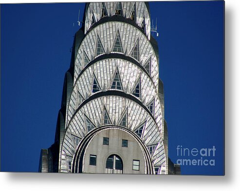 New York Metal Print featuring the photograph Chrysler Building by Wilko van de Kamp Fine Photo Art