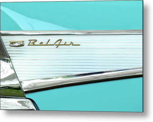 Chevy Metal Print featuring the photograph Classic Bel by Lens Art Photography By Larry Trager