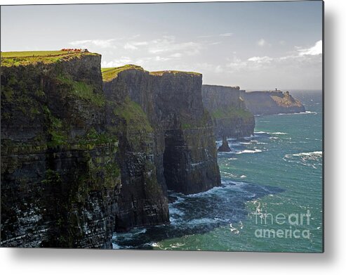 Cliffs Of Moher Metal Print featuring the photograph Cliffs of Moher by Cindy Murphy