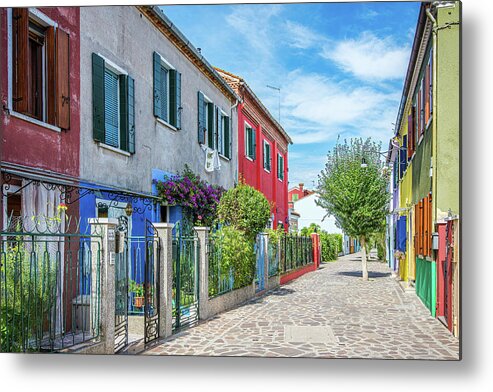 Venice Metal Print featuring the photograph Cobblestone Way by Marla Brown