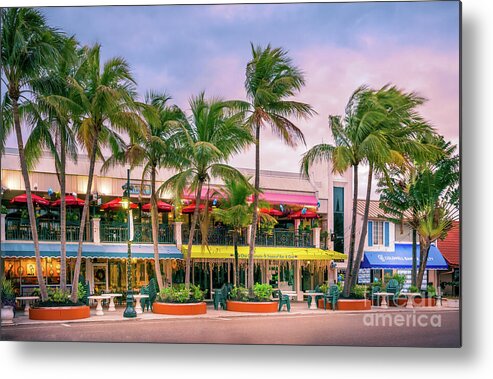 Anna Maria Island Metal Print featuring the photograph Coconuts Tropical Bar and Grill, St. Armand's Circle, Florida by Liesl Walsh
