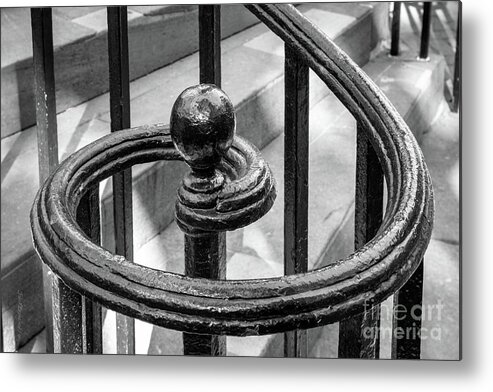 College Of Charleston Metal Print featuring the photograph College of Charleston Stair Detail by University Icons