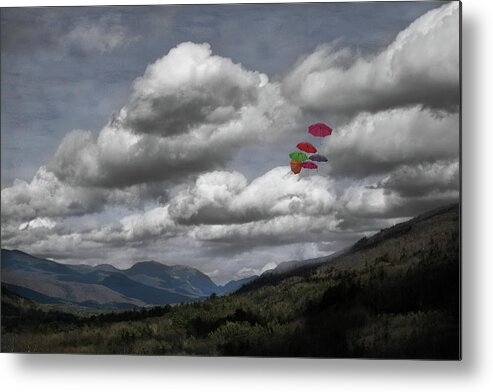 White Metal Print featuring the photograph Colors Above the Notch by Wayne King