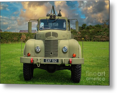 Commer Metal Print featuring the photograph Commer Military Truck 1957 by Adrian Evans