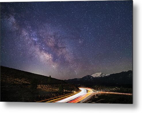 Car Metal Print featuring the photograph Commute to the Core by Mike Lee
