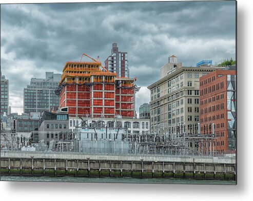 Dumbo Metal Print featuring the photograph Construction Continues in DUMBO by Cate Franklyn