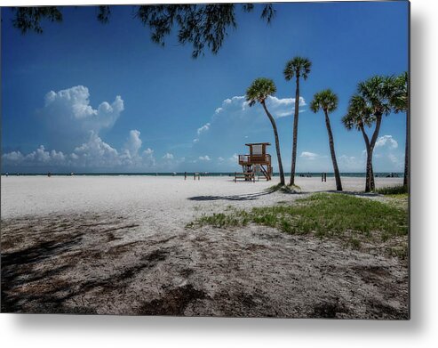 Anna Maria Island Metal Print featuring the photograph Coquina Beach Day by ARTtography by David Bruce Kawchak