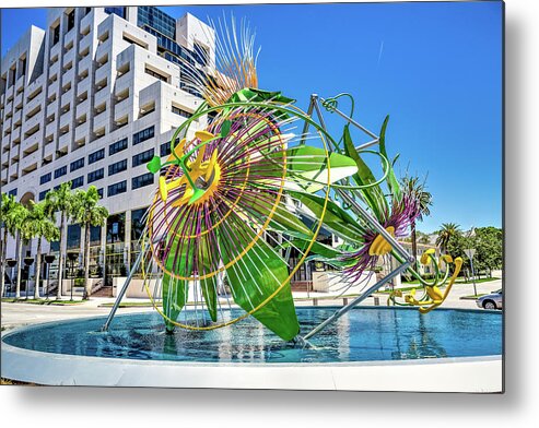 Miami Metal Print featuring the digital art Coral Gables The Bug by SnapHappy Photos