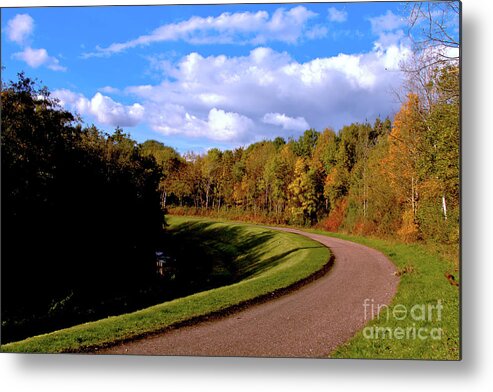 Nature Metal Print featuring the photograph Country Road by Stephen Melia