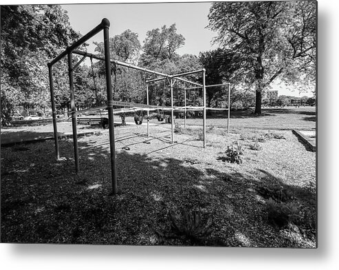 Garden Metal Print featuring the photograph COVID-19 Lost Park by Britten Adams