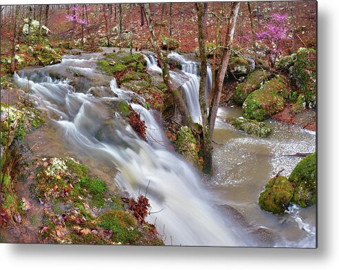 Waterfall Metal Print featuring the photograph Coward's Hollow Shut-ins I by Robert Charity