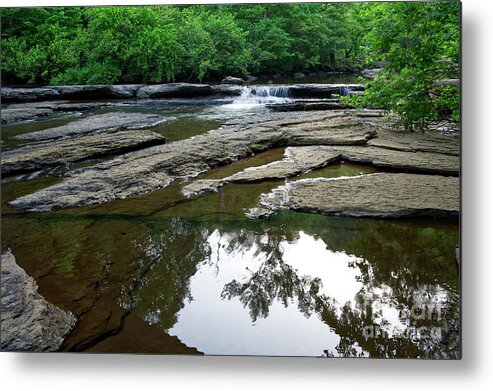 Waterfall Metal Print featuring the photograph Crooked Fork Creek 4 by Phil Perkins