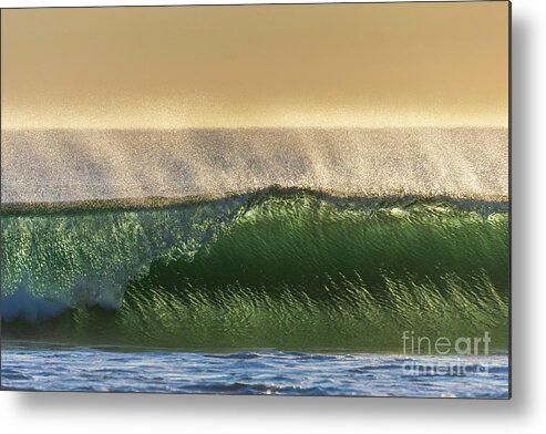 Wave Metal Print featuring the photograph Crystal Clear Wave by Rich Cruse