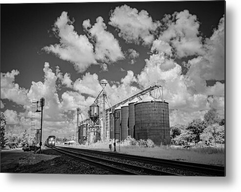 Railroad Metal Print featuring the photograph CSX Southbound at Corning Arkansas by Jim Pearson