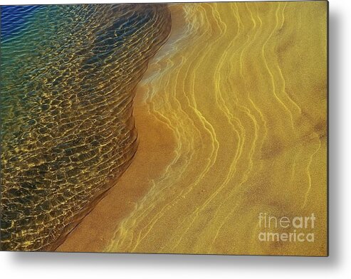 Water Metal Print featuring the photograph Current by Lauren Leigh Hunter Fine Art Photography