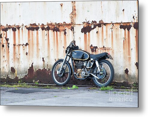 Ajs Metal Print featuring the photograph Custom AJS by Tim Gainey