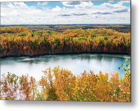 Autumn Metal Print featuring the photograph Cuyuna Country State Recreation Area - Autumn #2 by Patti Deters