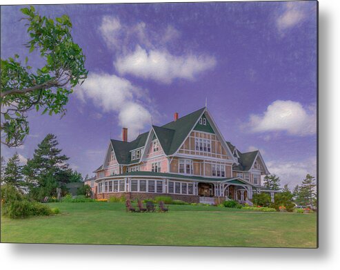 Prince Edward Island Metal Print featuring the photograph Dalvay-By-The-Sea Summer, Painterly by Marcy Wielfaert