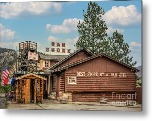 Dam Store Metal Print featuring the photograph Dam Store by Lynn Sprowl