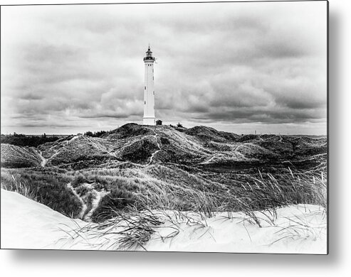 Lighthouse Metal Print featuring the photograph Danish Lighthouse by Steven Nelson
