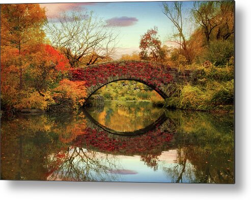 Bridge Metal Print featuring the photograph Dawn at Gapstow by Jessica Jenney