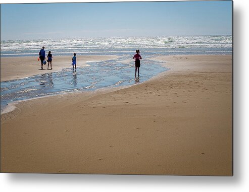 Beach Metal Print featuring the photograph Day at the Beach by Craig J Satterlee