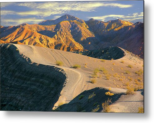 Desert Metal Print featuring the photograph Death Valley at Sunset by Mike McGlothlen